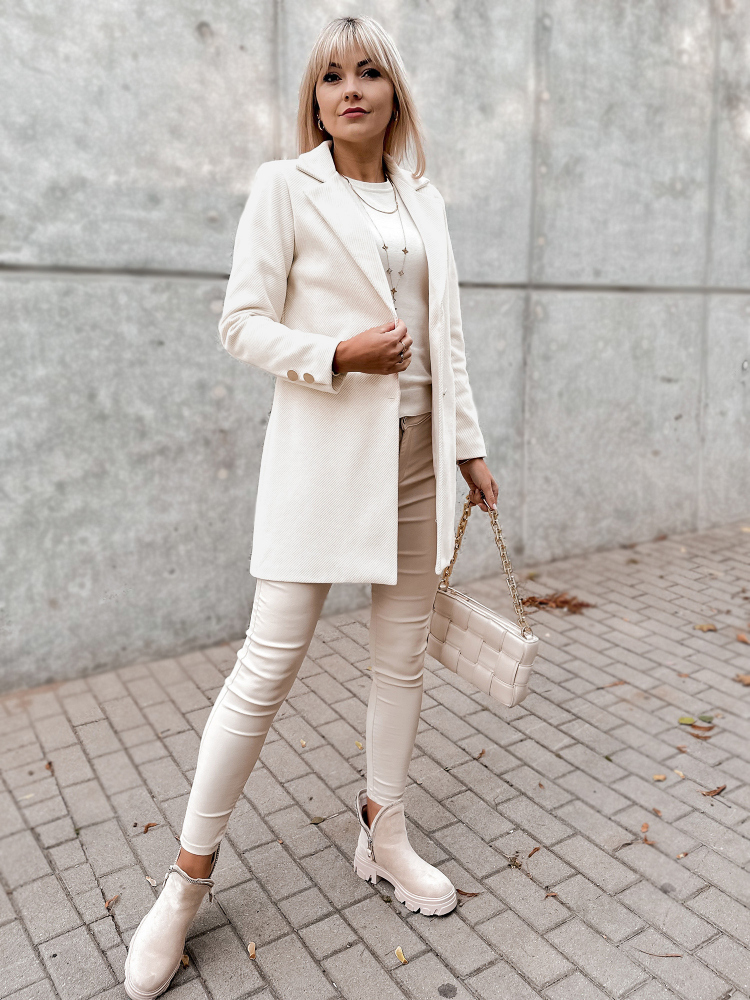 MANTEAU LOULE BEIGE CLAIR