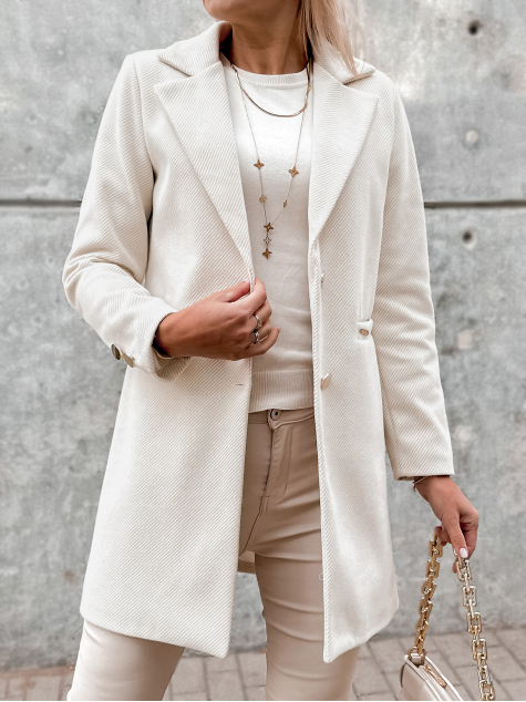 MANTEAU LOULE BEIGE CLAIR