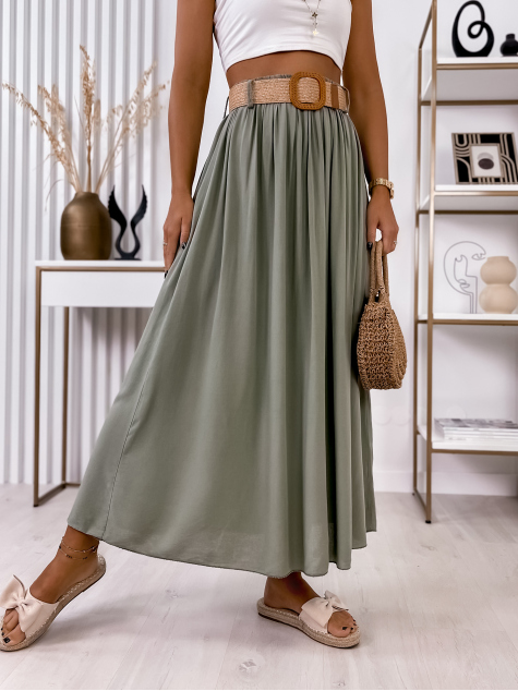 SZOKNYA BELLEVUE KHAKI