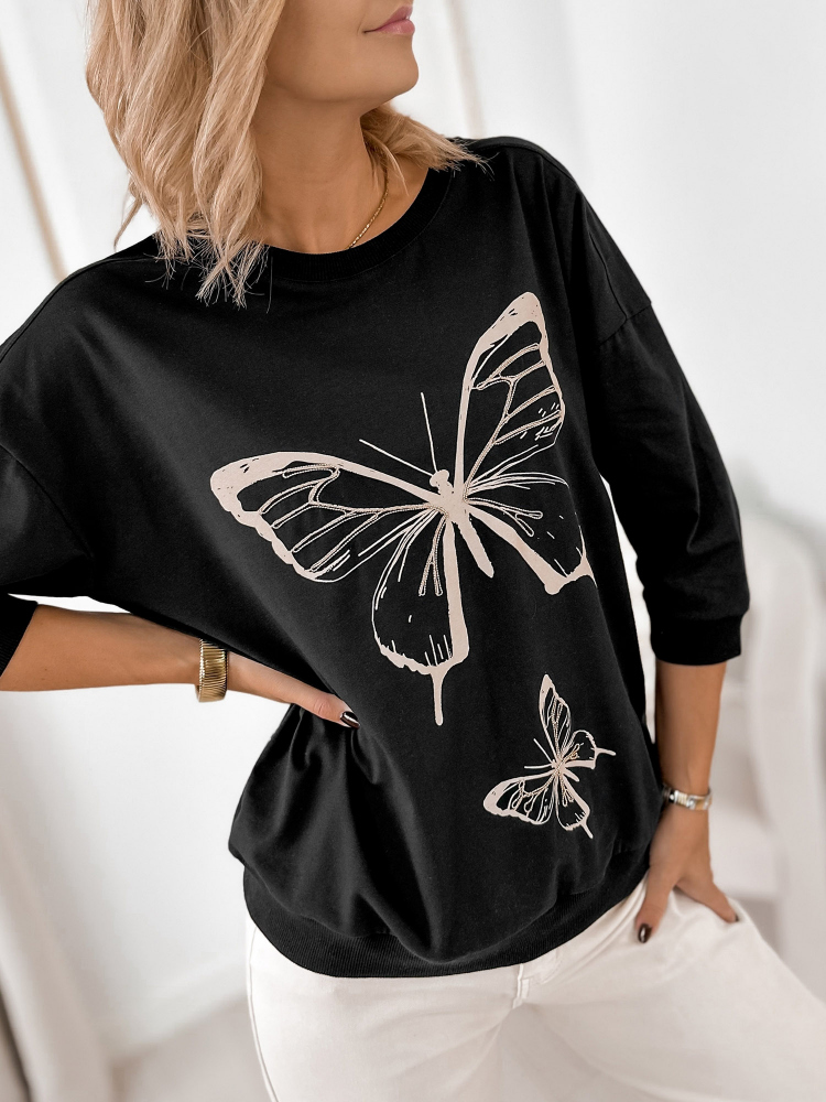 BLUZA FIGARO NEAGRA