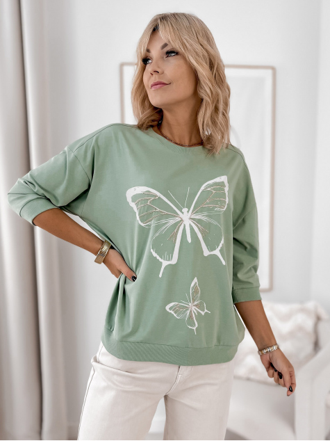 BLOUSE FIGARO MENTHE