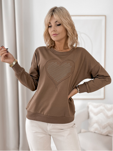 SWEATSHIRT OTTAVIA BROWN