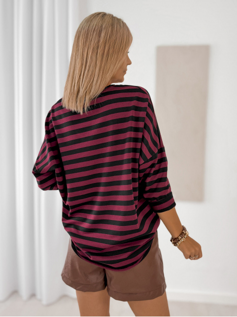 BLOUSE ROSITA BORDEAUX