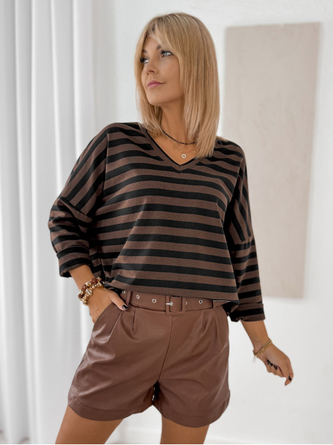 BLUSE ROSITA BRAUNE