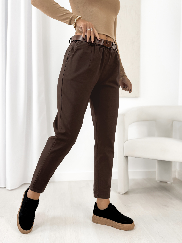 PANTALON SANGRE BRUN