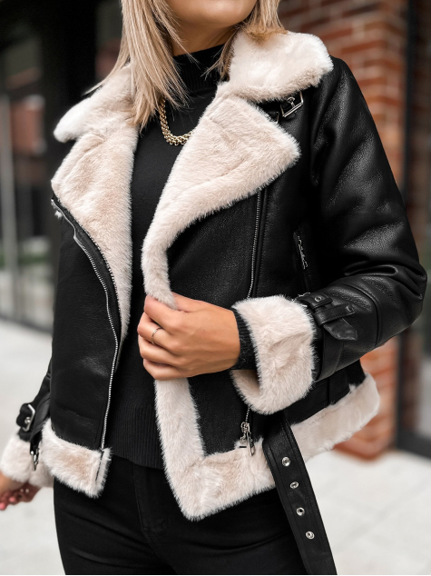 JACKET ESTRELLA SHEEPSKIN BLACK
