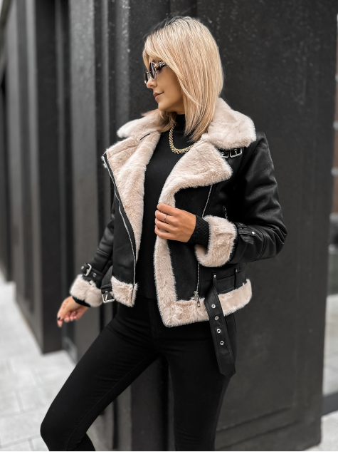 JACKE ESTRELLA SCHAFSPELZ SCHWARZ