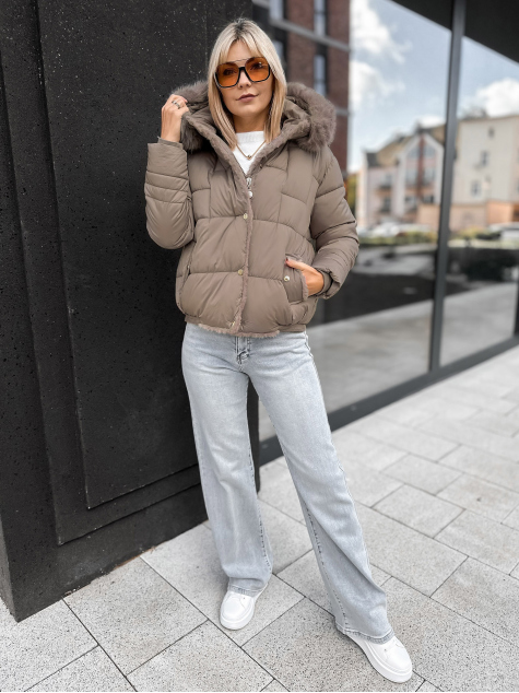 VESTE NIDAROS BEIGE FONCÉ