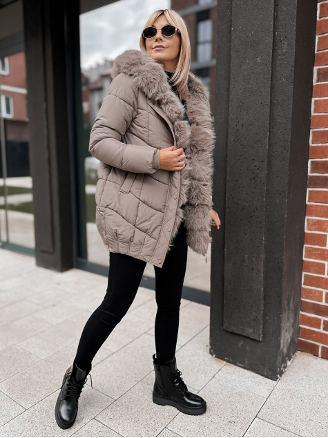 JACKET JORUND DARK BEIGE