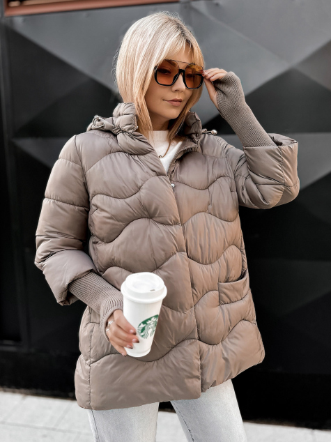 VESTE SKANE BEIGE FONCÉ