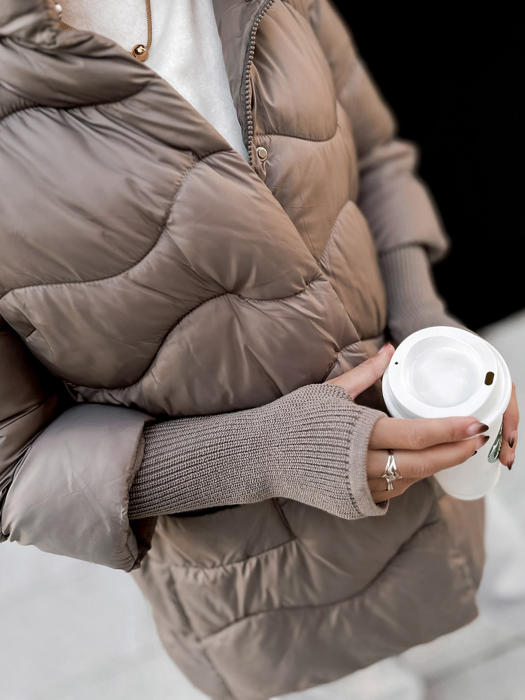 VESTE SKANE BEIGE FONCÉ