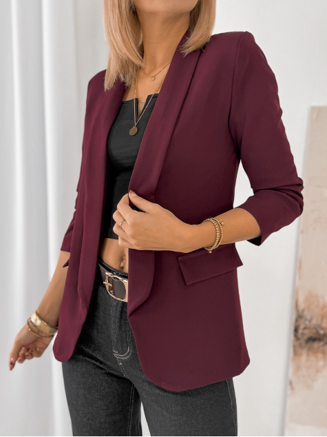 BLAZER KAPRI BURGUNDY