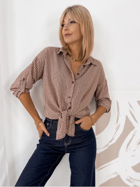 CHEMISE CALLIOPE BORDEAUX