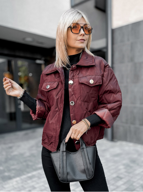 VESTE BRISBANE BORDEAUX