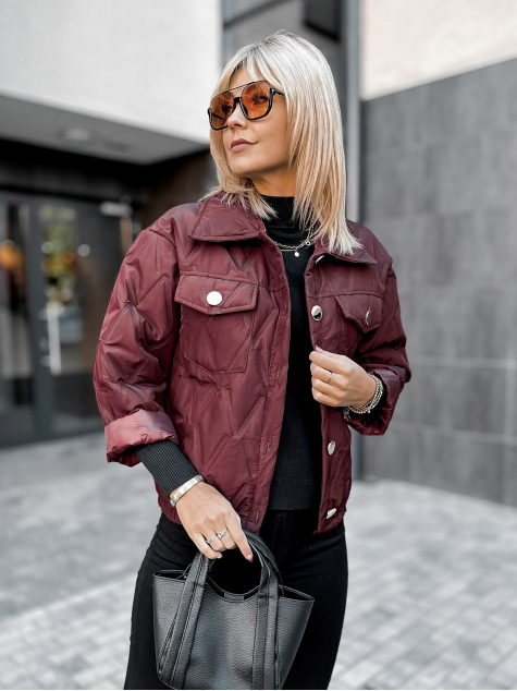 JACKET BRISBANE BURGUNDY