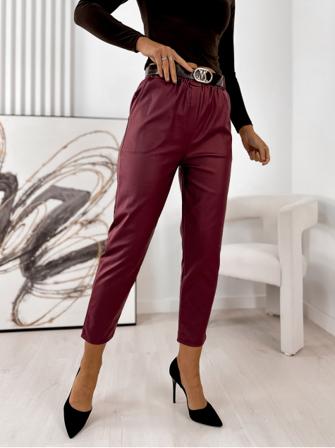 PANTS DEANS BURGUNDY