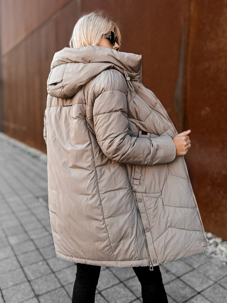 VESTE KARELA BEIGE FONCÉ