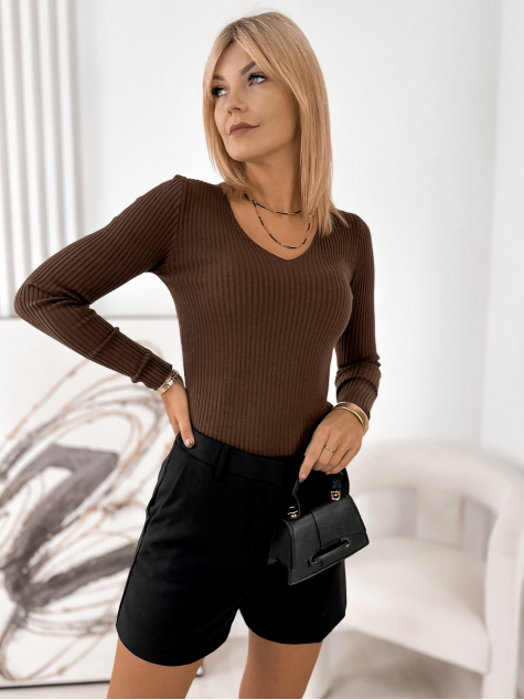 SWEATER PERLA BRUN