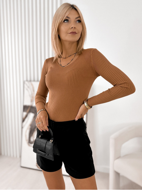 PULOVER PERLA CARAMEL
