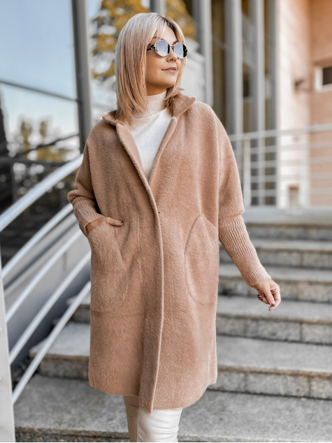 COAT ALPAKA REIL CARAMEL