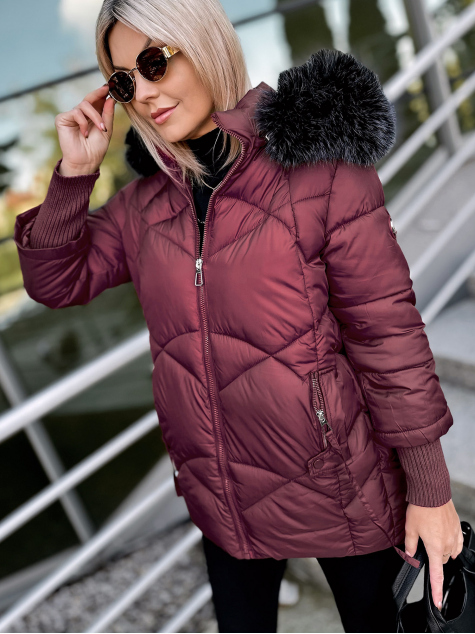 VESTE COEN BORDEAUX
