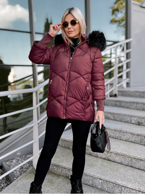 VESTE COEN BORDEAUX
