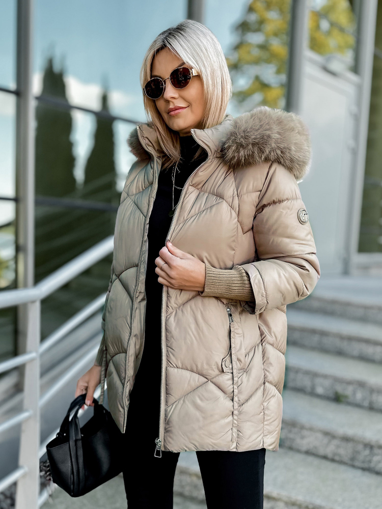 VESTE COEN BEIGE FONCÉ