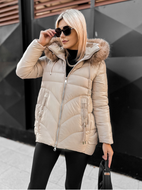 MANTEAU OPIAM BEIGE