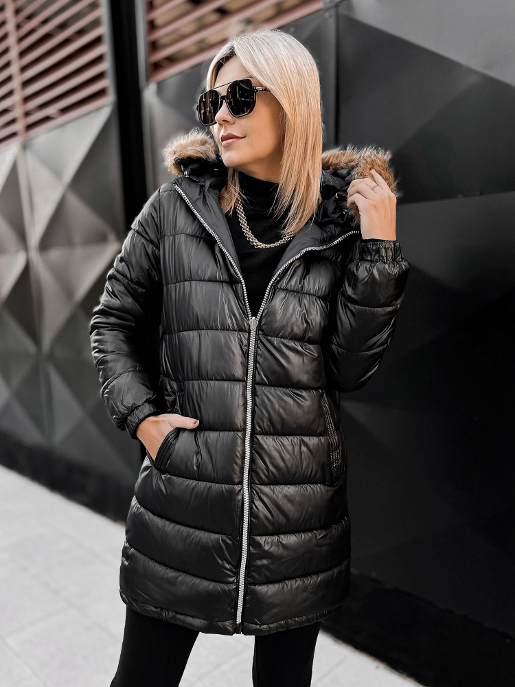 JACKET DOUBLE-SIDED SUELIA BLACKBLACK