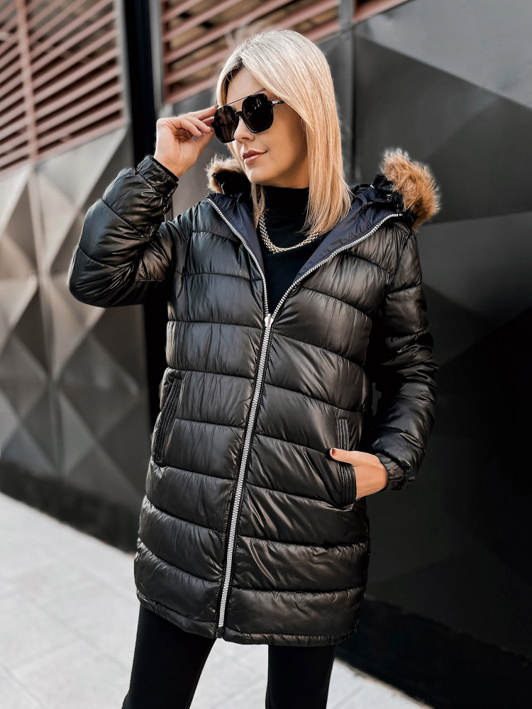 JACKET TWO-SIDED SUELIA NAVY BLUEBLACK