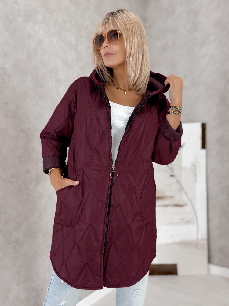 JACKET FJORDEN BURGUNDY