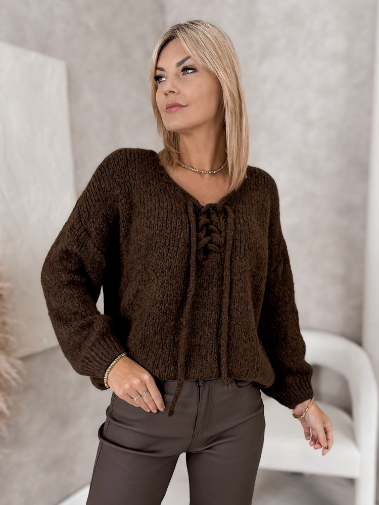 SWEATER CASPIAN BROWN