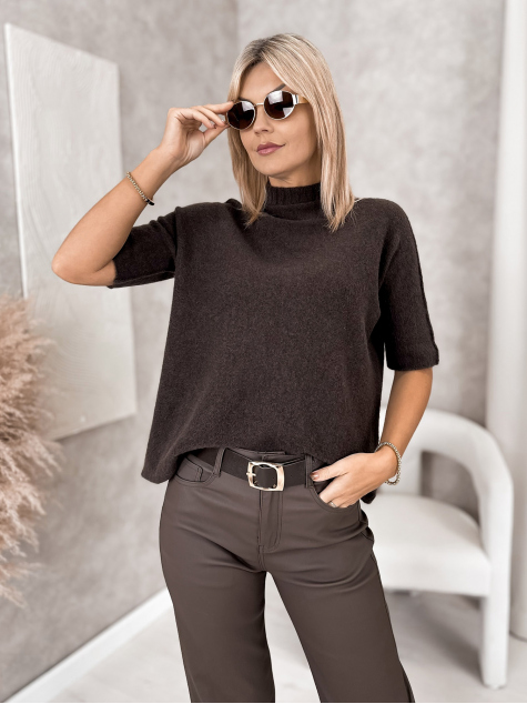 SWEATER ASLAN BROWN