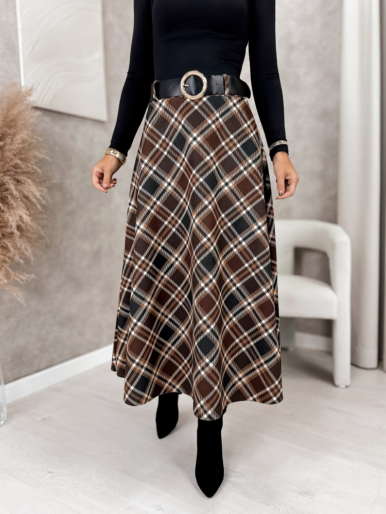 SKIRT ETHNE BROWN