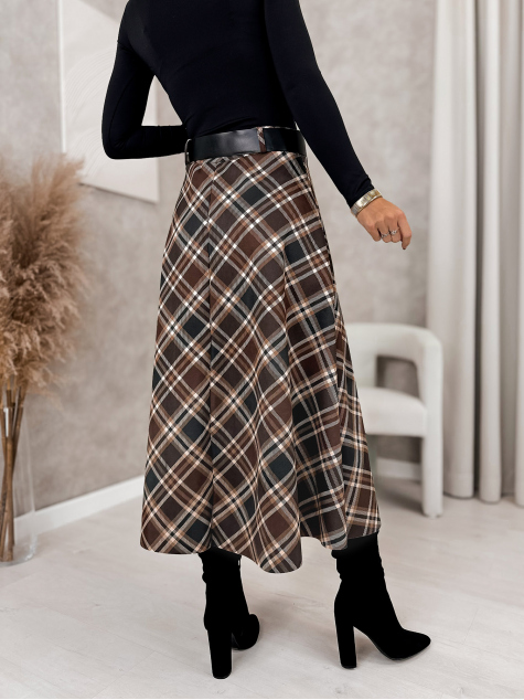 SKIRT ETHNE BROWN