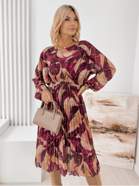 ROBE ISOLDE BORDEAUX
