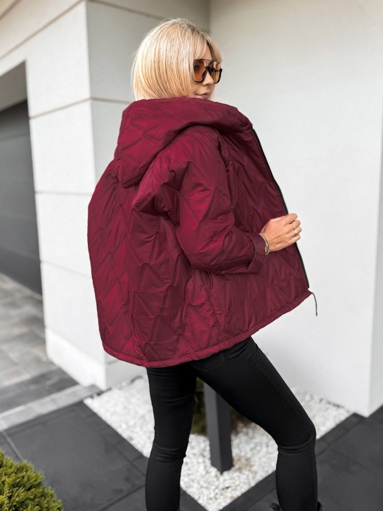 VESTE ELINOR BORDEAUX