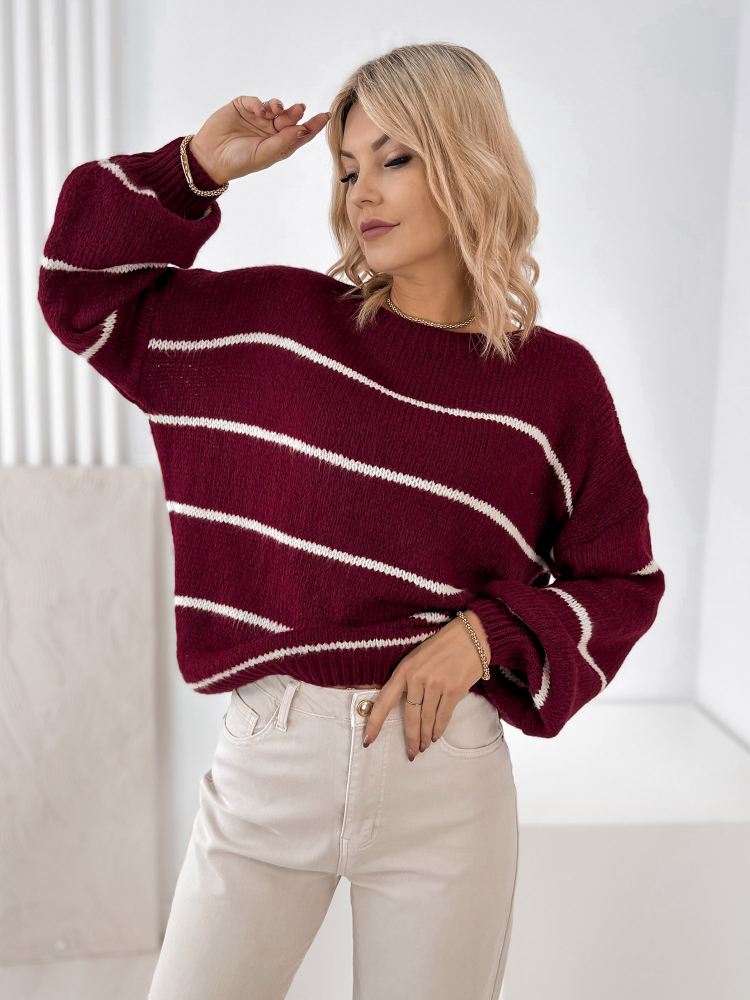 SWEATER ASHBURY BURGUNDY