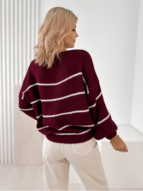 PULLOVER ASHBURY BORDEAUX
