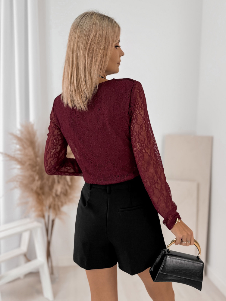 BLOUSE FESTINA BORDEAUX