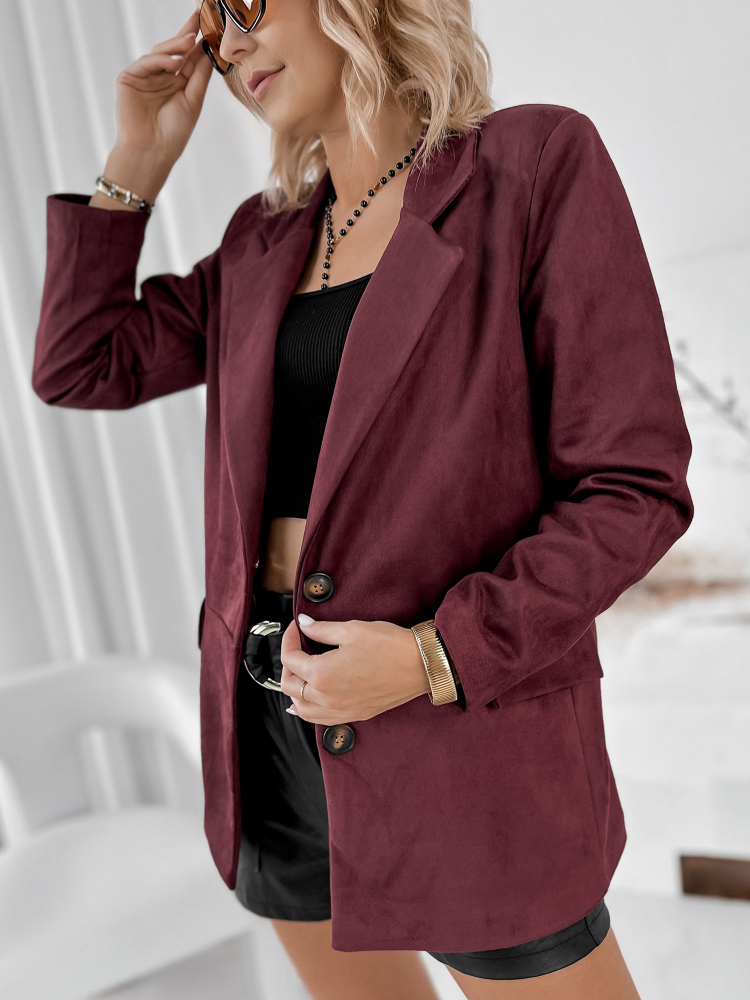BLAZER REMEDIOS BURGUNDY