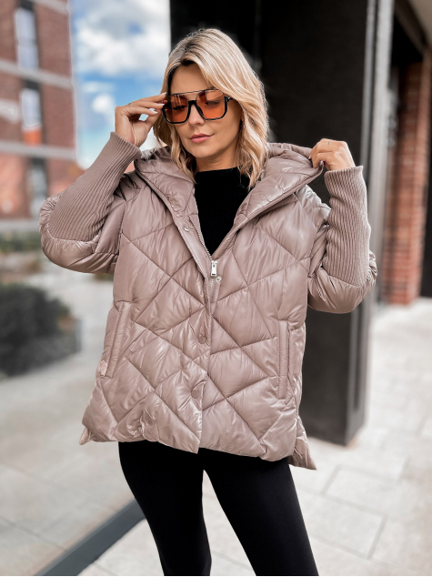 VESTE LISBETH BEIGE FONCÉ