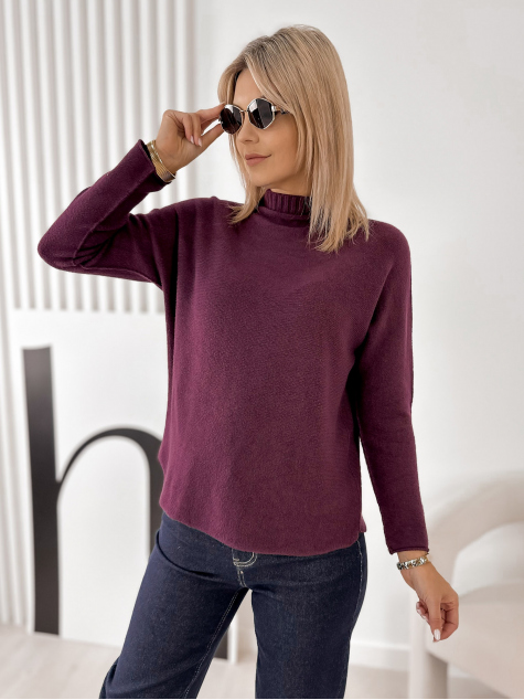 PULLOVER PLUM HALDIR
