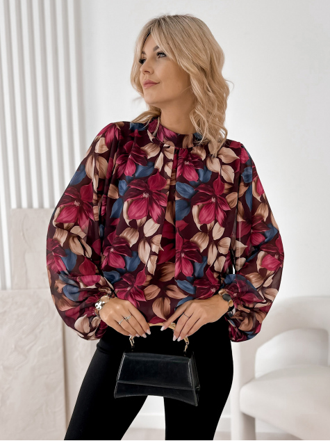 BLUZA BONNY BORDEAUX