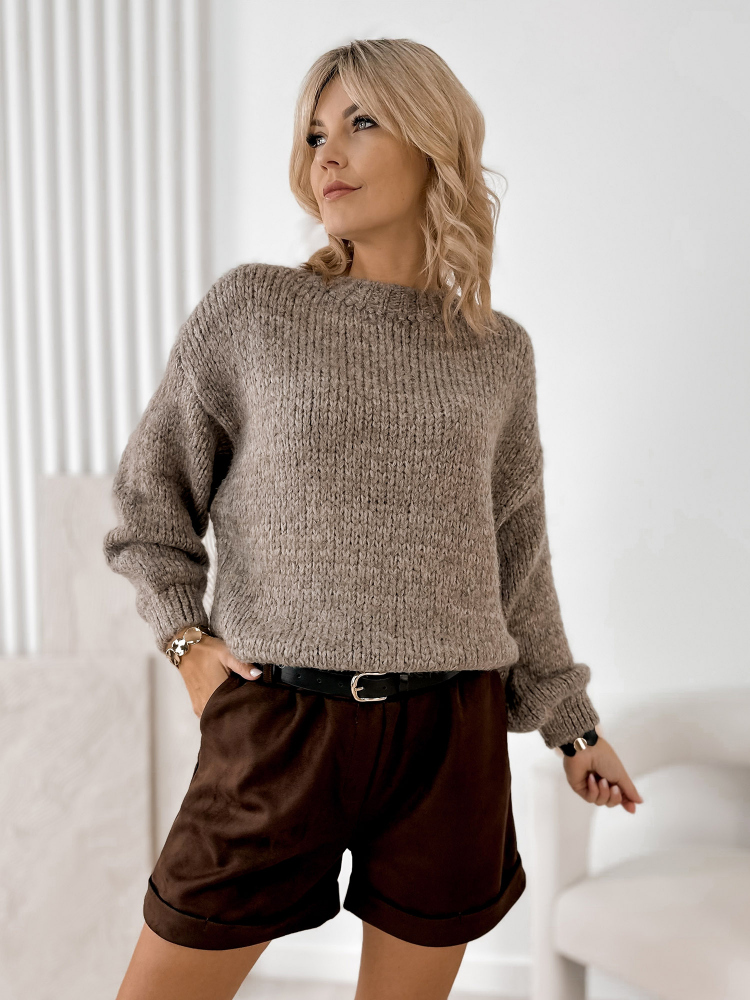 SWEATER OPHIR DARK BEIGE