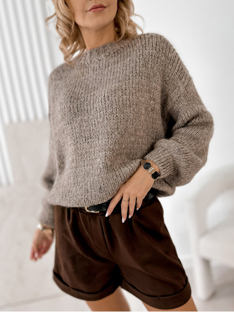SWEATER OPHIR BEIGE FONCÉ