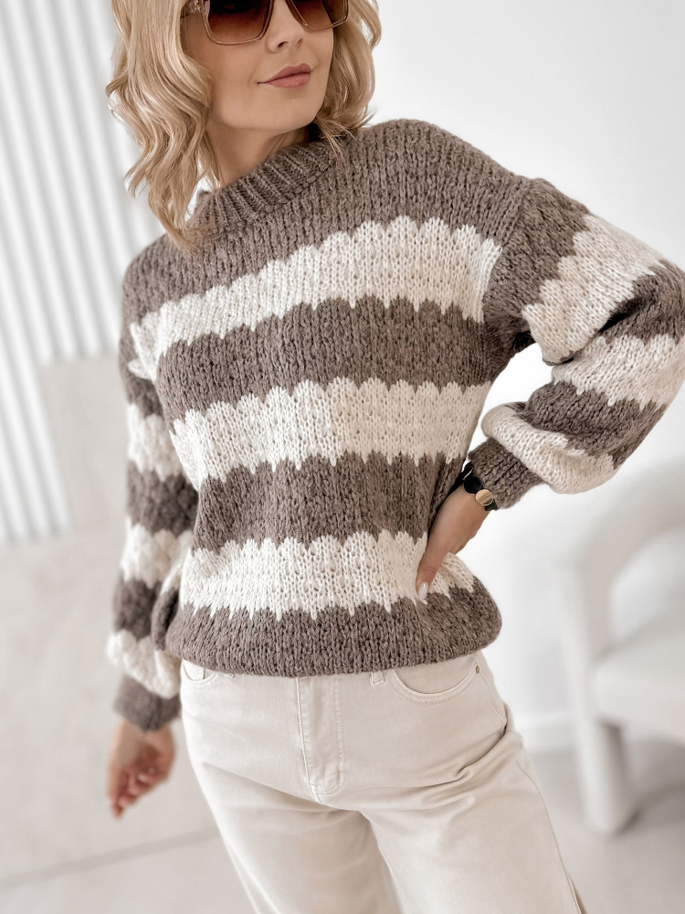 SWEATER FOYLE BEIGE FONCÉ