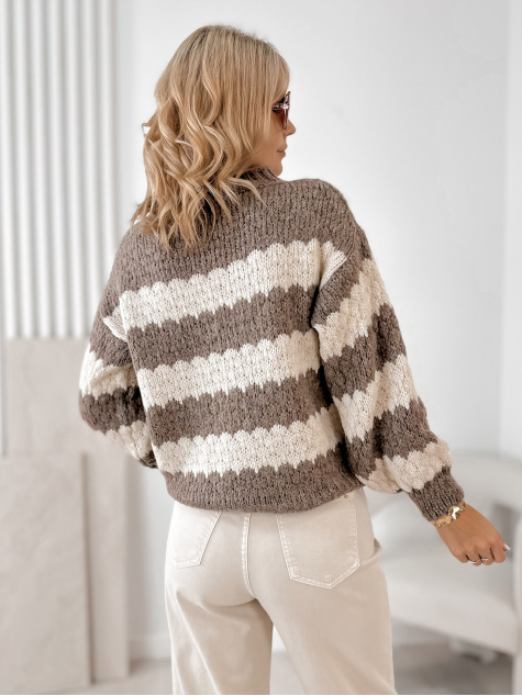 SWEATER FOYLE BEIGE FONCÉ