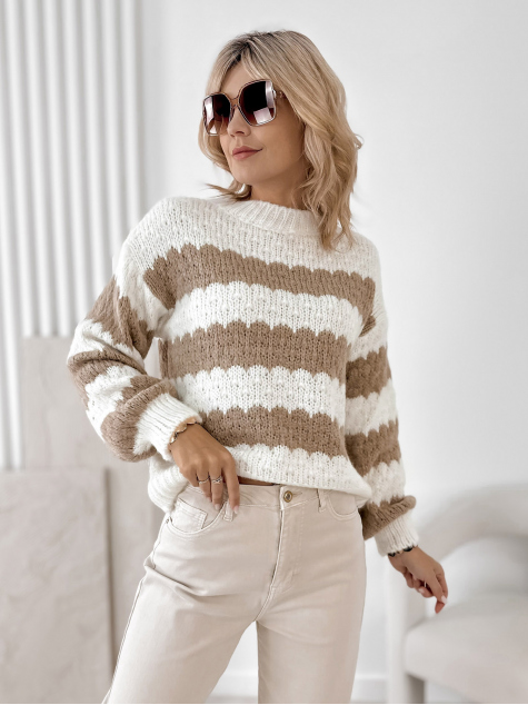 SWEATER FOYLE ÉCRU