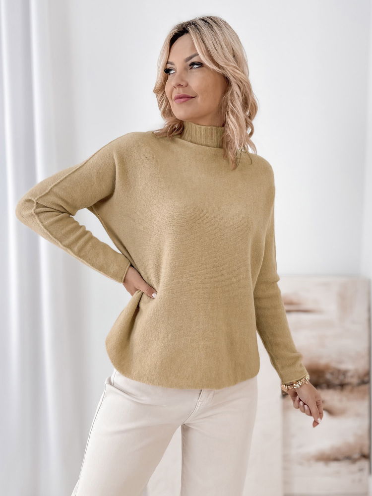 PULLOVER DARMA KARAMELLFARBENER
